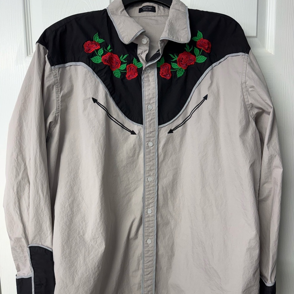 Embroidered western shirt